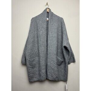 Beryll Cocoon Cardigan Gray One Size +Beryll Worn Sustainable Cashmere Luxury